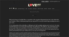 Desktop Screenshot of lovelighthire.com